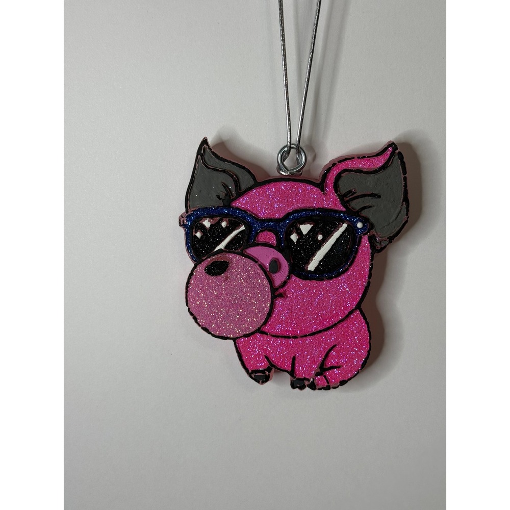 Pig Blowing Bubble Car Freshie SCENT Baja Cactus‎ RTS Car Freshener